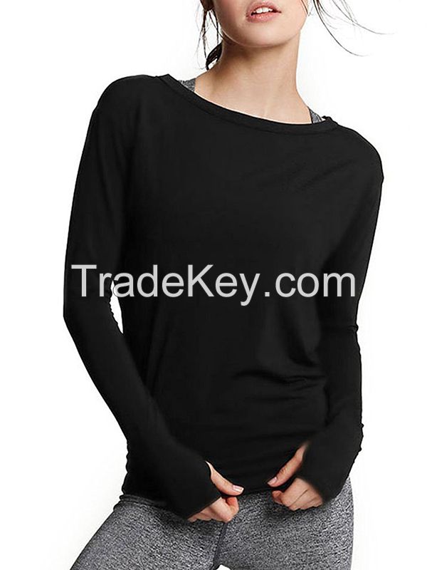 ssyiz long sleeves backless t shirts