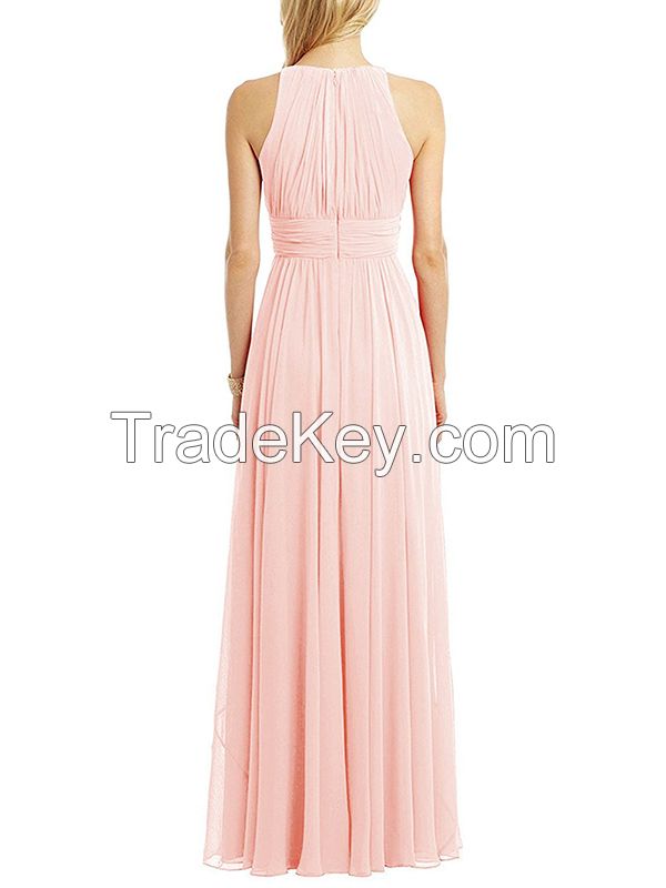 ssyiz cap sleeves long chiffon bridesmaid dresses