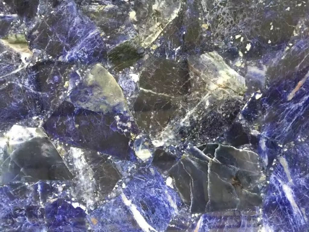 Sapphire stone slab