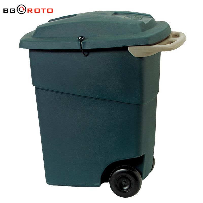 Large chinese street garden plastic waste bin dust bin