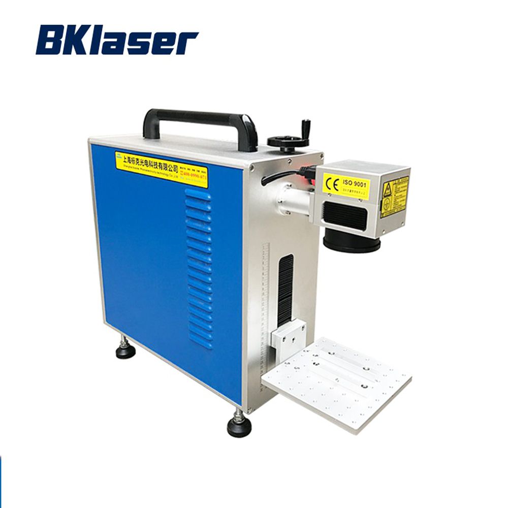 Portable small mini 20w 30w 50w fiber laser marking machine for metal plastic