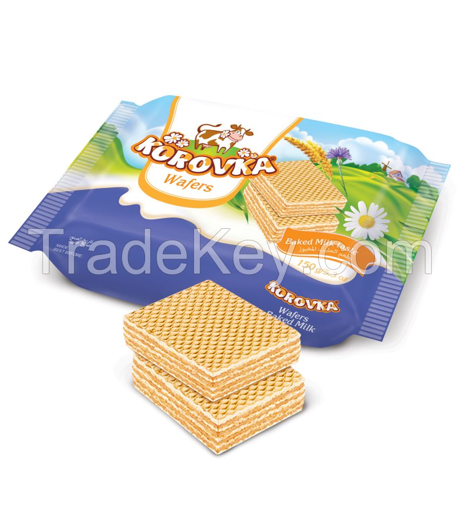 KOROVKA Wafers Baked Milk taste