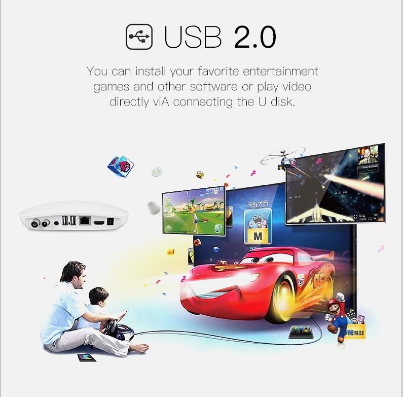 2018 Most popular tv box android tv box quad-core  smart android tv box