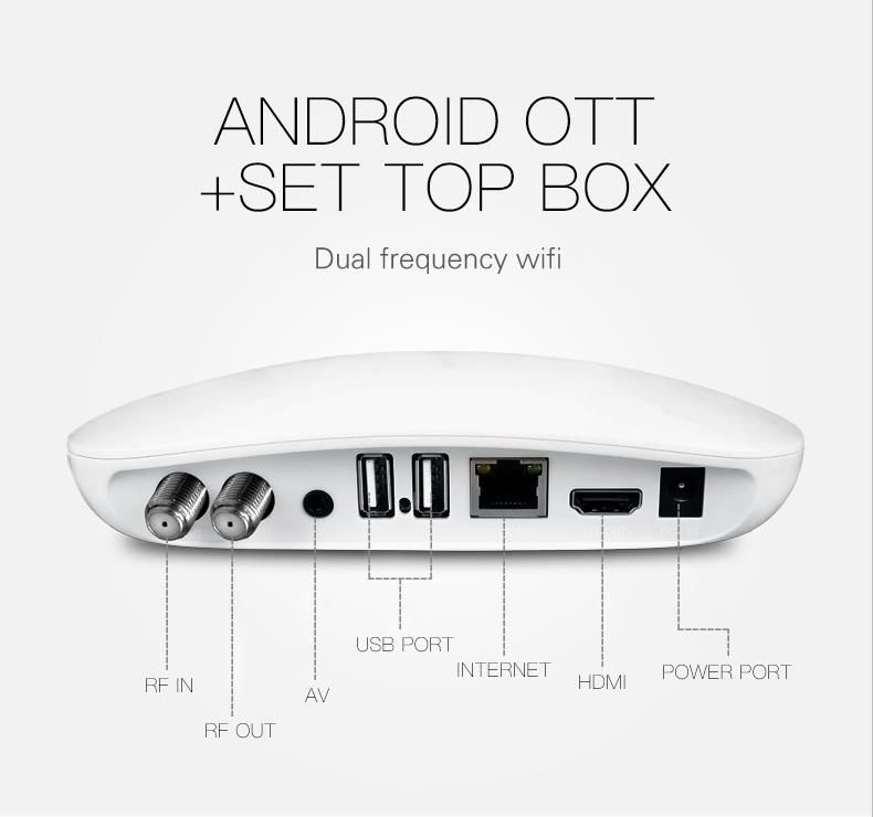 Combo DVB-T2 Full HD 4k Android TV Box