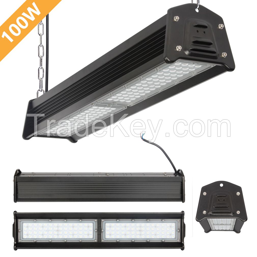 led linear high bay light full aluminum ip66 waterproof for warehouse workshop supermarket