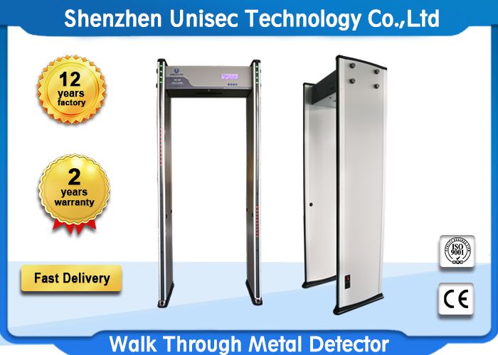 Economic 100 Sensitivity UB500 6 zones walk through metal detector security scanner with PC network function