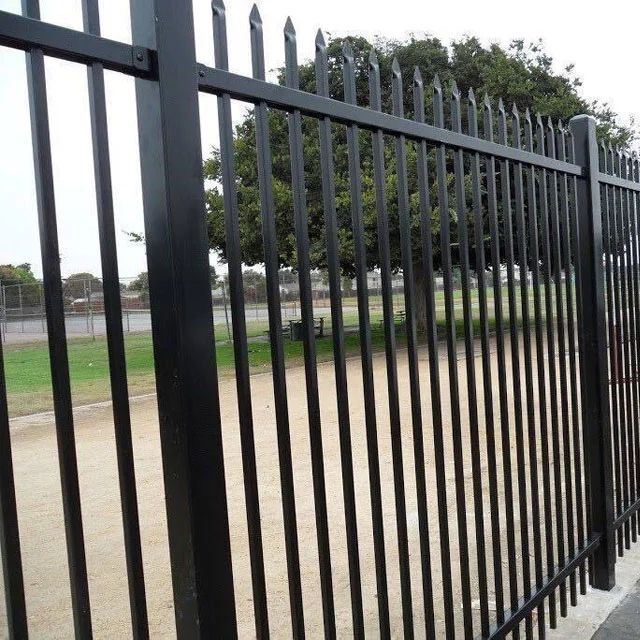 Powder Coated Security Steel Garden Fence