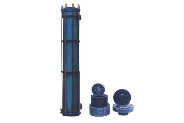 YKB type round hole block graphite heat exchanger