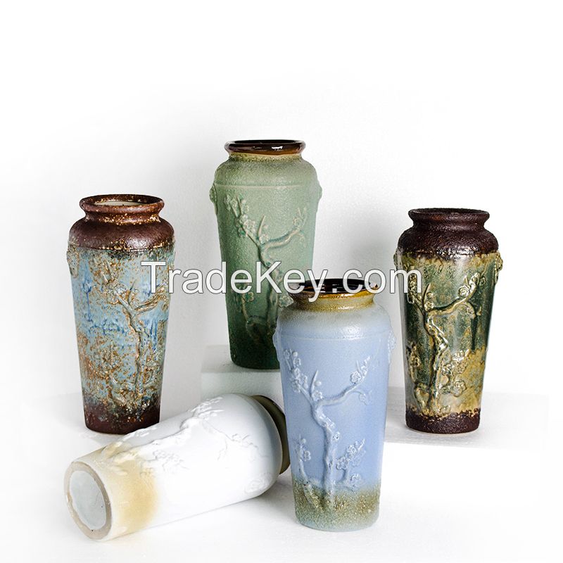 china ceramic flower pot and flower vase garden home decorative