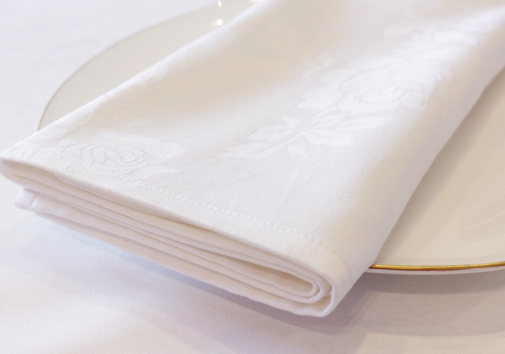 100% Cotton Rose Pattern Napkin