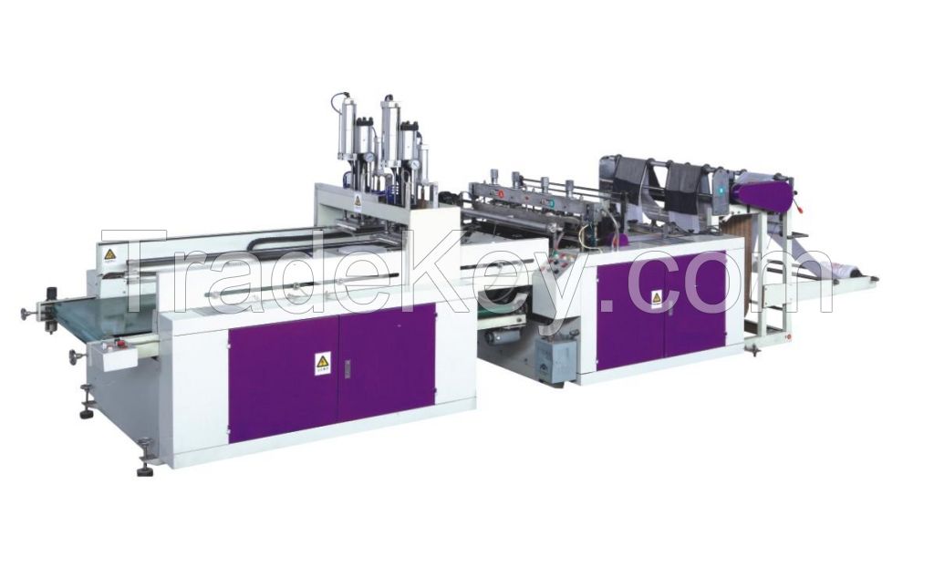 Computer-controlled Heat-sealing and Heat-cutting Bag Making Machine with Auto. Punching