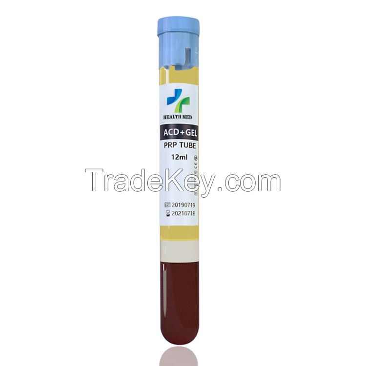 Prp Gel Tubes PRP Tube Vacuum Blood Collection Plasma PRP Gel Tubes Platelet Therapy