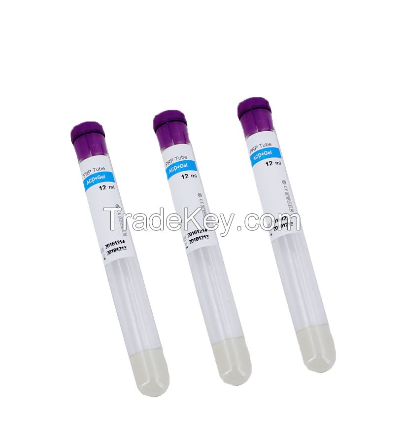 Prp Gel Tubes PRP Tube Vacuum Blood Collection Plasma PRP Gel Tubes Platelet Therapy