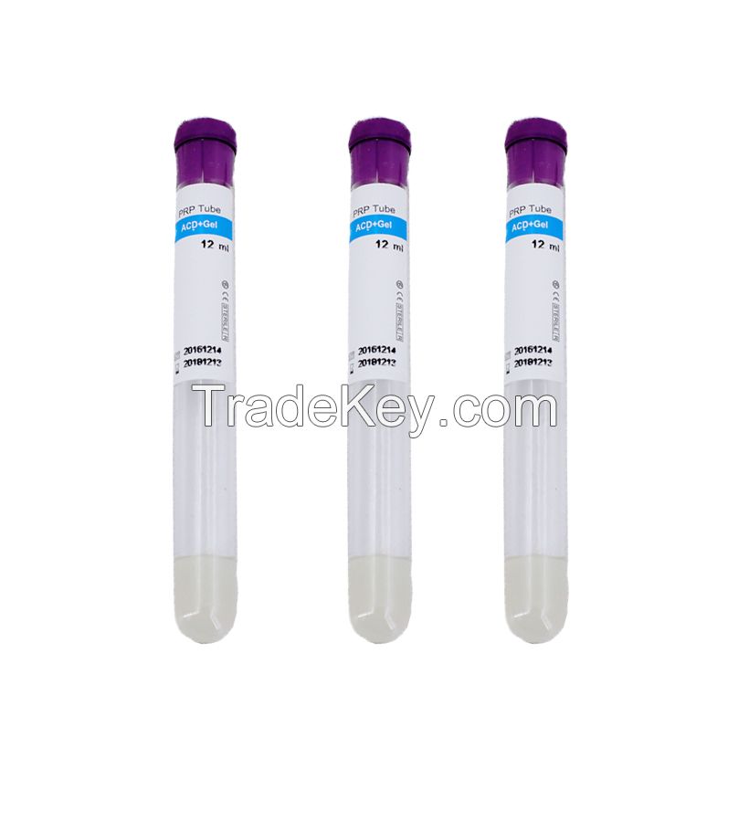 Prp Gel Tubes PRP Tube Vacuum Blood Collection Plasma PRP Gel Tubes Platelet Therapy