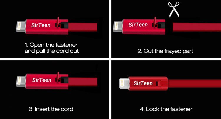 USB Cable Charging Cable for iPhone Sirteen RenewCable 2.0