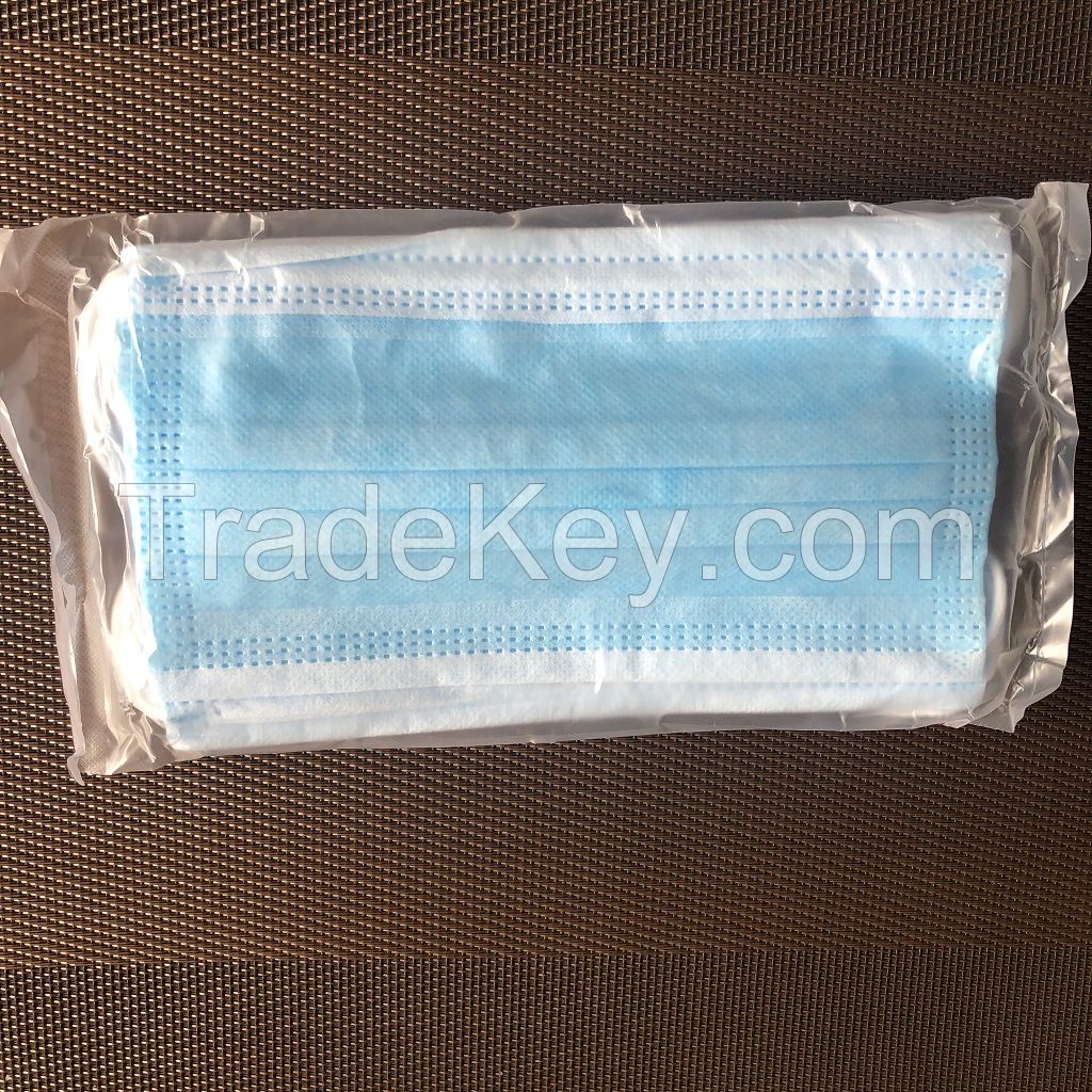 Factory selling disposable regular medical surgical face mask