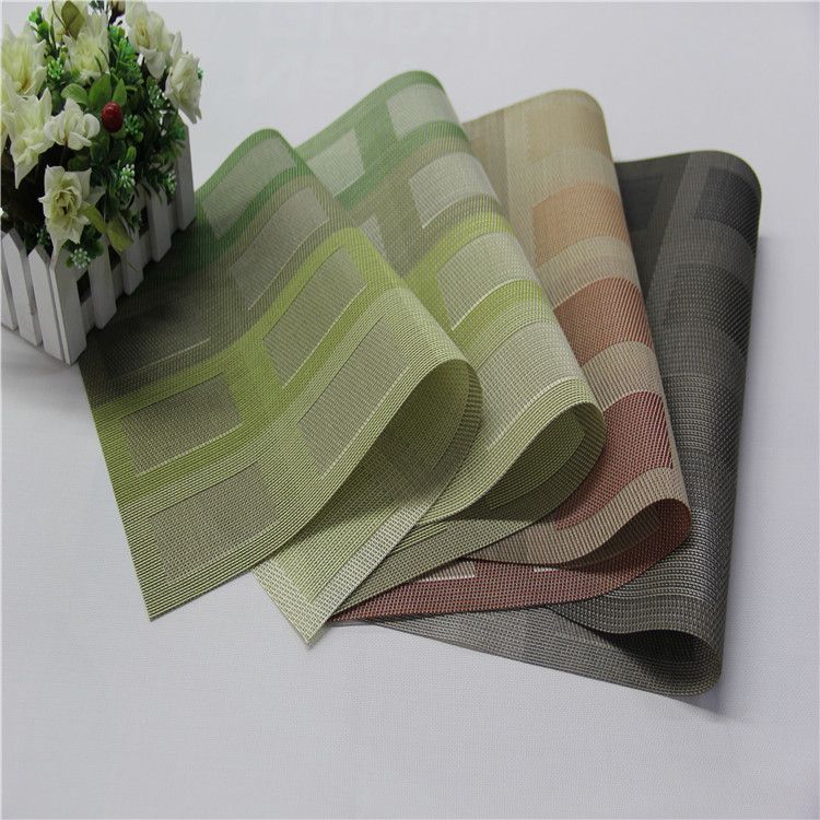 Best Selling Pvc Woven Vinyl Placemat/Table mat/ Table Runner