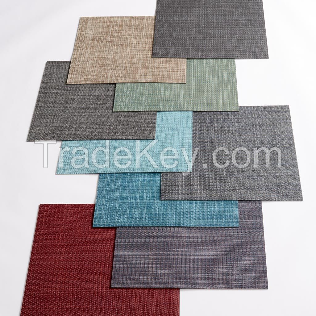 pvc woven vinyl flooring for hotel