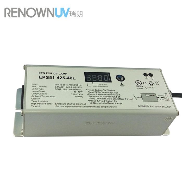 Electronic ballast for 254nm germicidal UV lamp