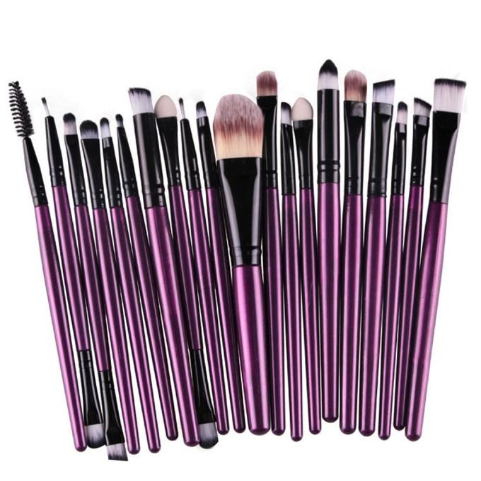 20Pcs Rose gold Makeup Brushes Set Pro Powder Blush Foundation Eyeshadow Eyeliner Lip Cosmetic Make up Brush Tool