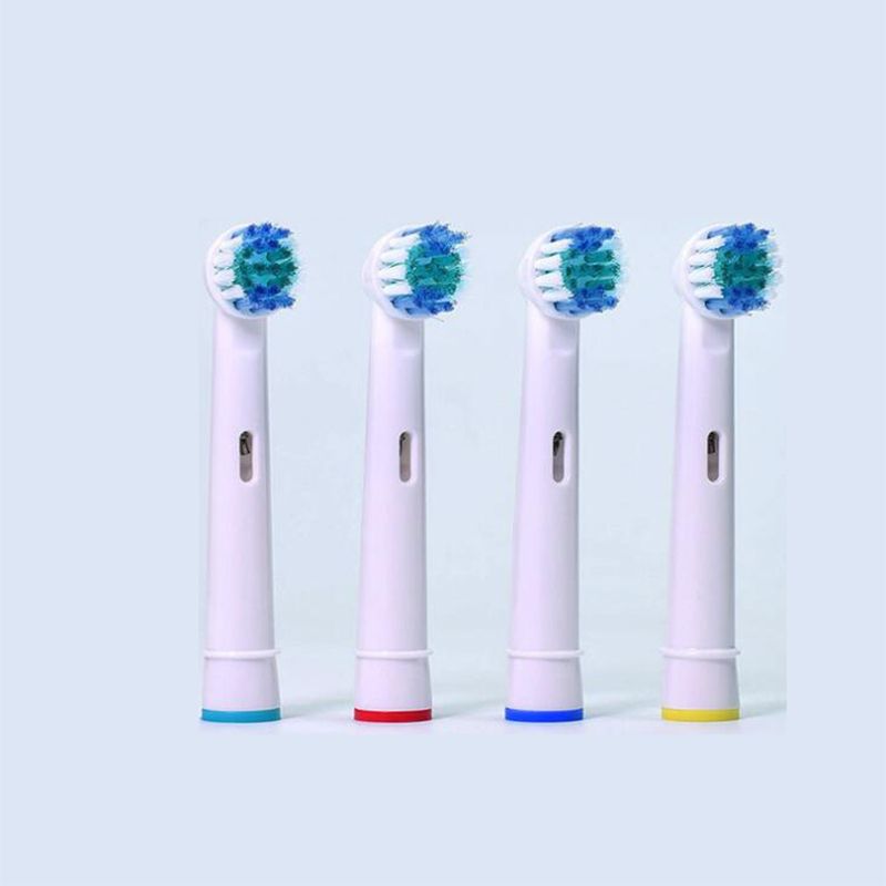 4pcs/Set Electric Toothbrush Heads SB-17A Replacement Soft-bristled POM 4 Colors For Oral B 3D