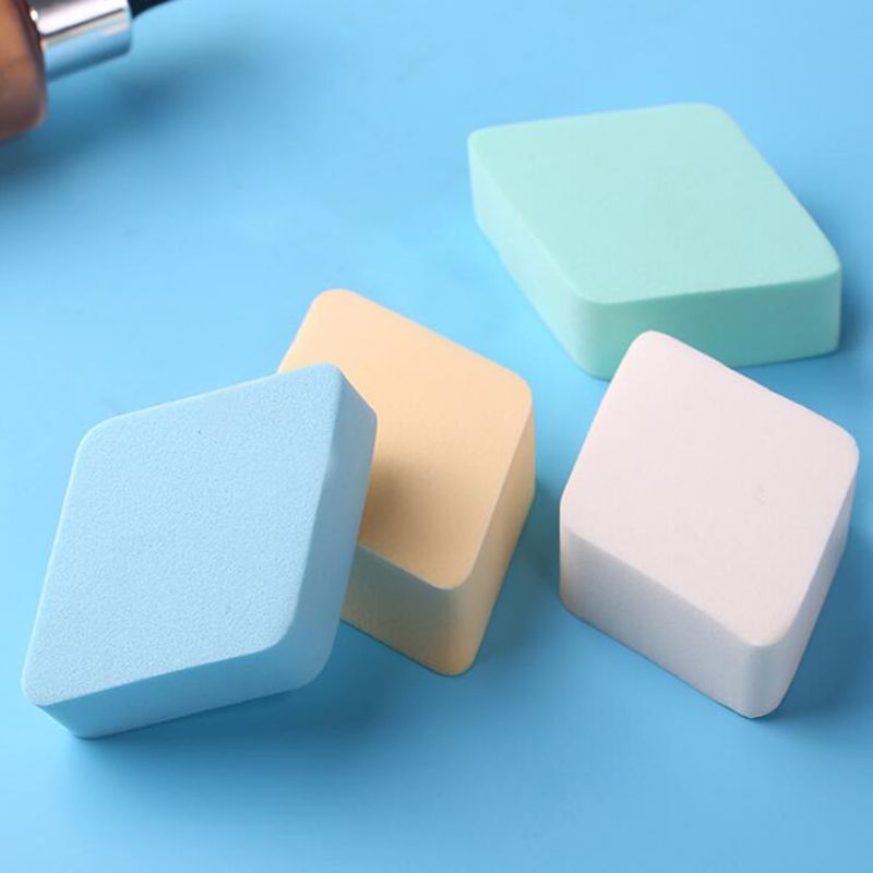 Hot Women 4pcs Professional Makeup Sponge Blush Foundation Puff Multi Shape Sponges Makeup High Quality Recommend Praise