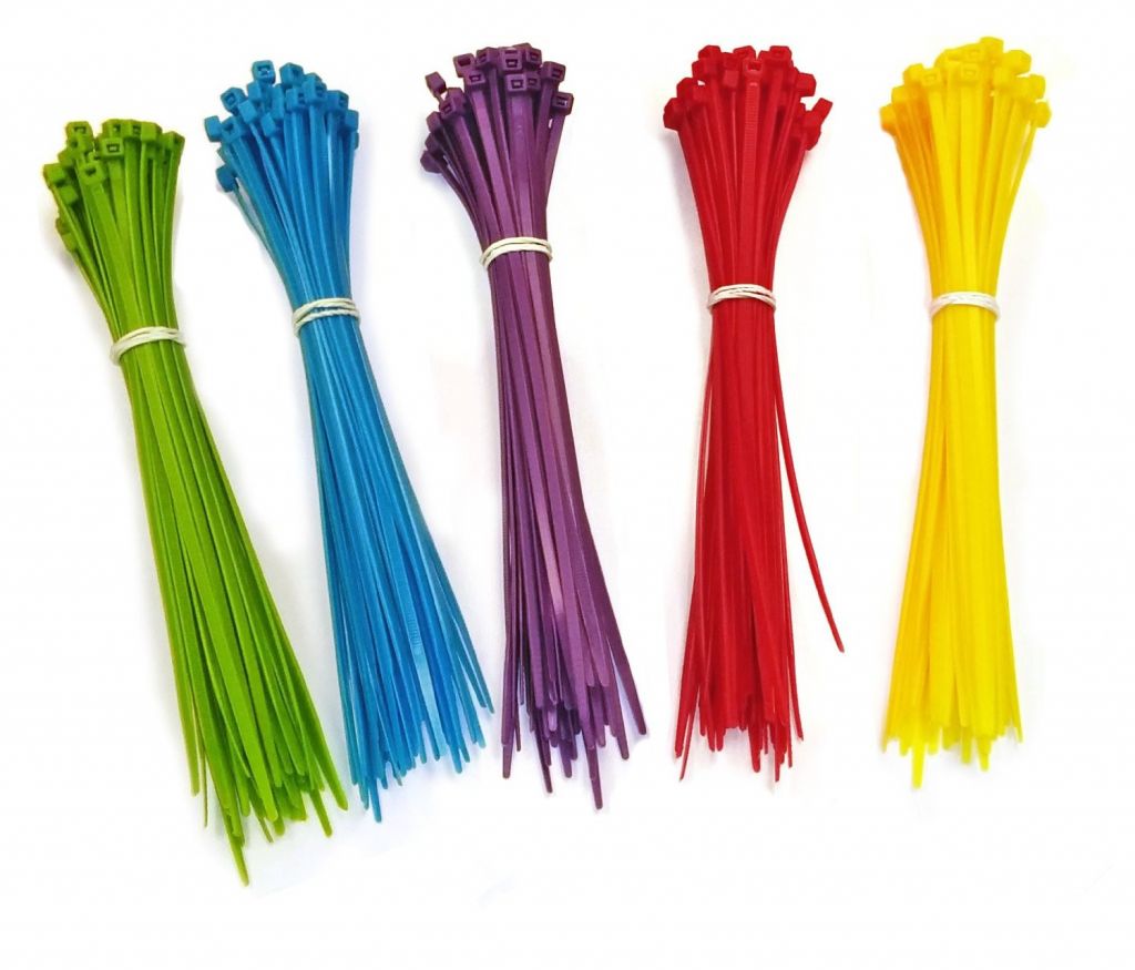 Ultraviolet Colours Self-Locking Nylon Plastic Cable Wire Zip Tie Cable strap