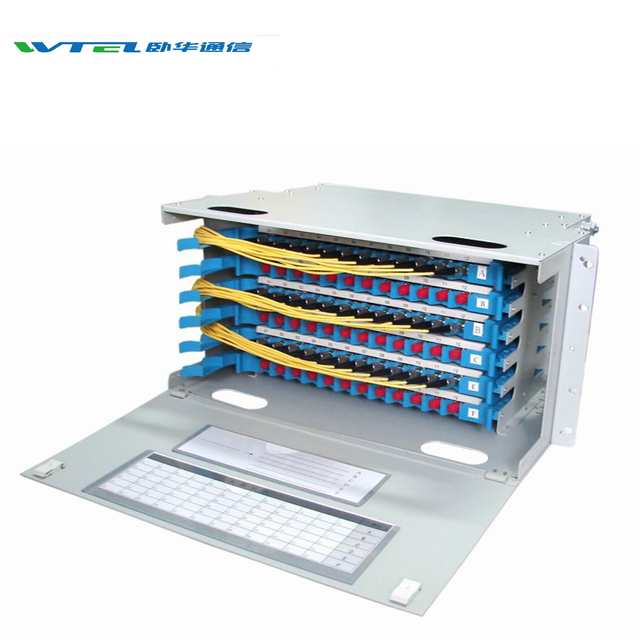 W-TEL Optical Fiber Distribution Frame 12F 24F 48F 96F 144F 256F ODF