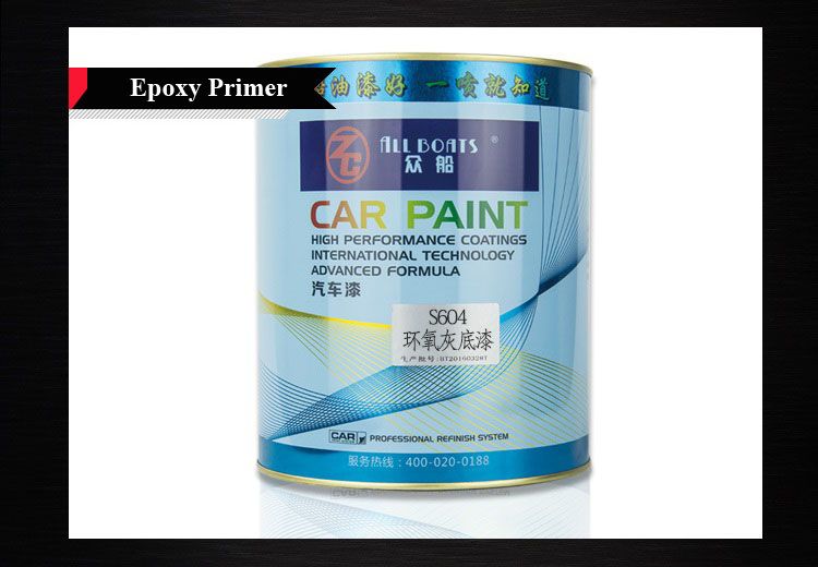 ALL BOATS Car Paint Primer Color Paint Spray Paint for Car Refinish or Repair Plastic Primer Epoxy Primer Two-component Primer Gray Primer