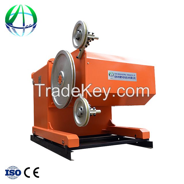 360 degree big water jet granite and marble block wire saw stone cutter machine