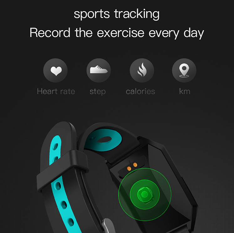 W1 Color Screen Smart Bracelet Heart Rate Monitoring BLUETOOTH Step Counter Fitness Sports Bracelet