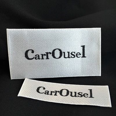 High Quality Stain Woven Labels for Clothing Brand