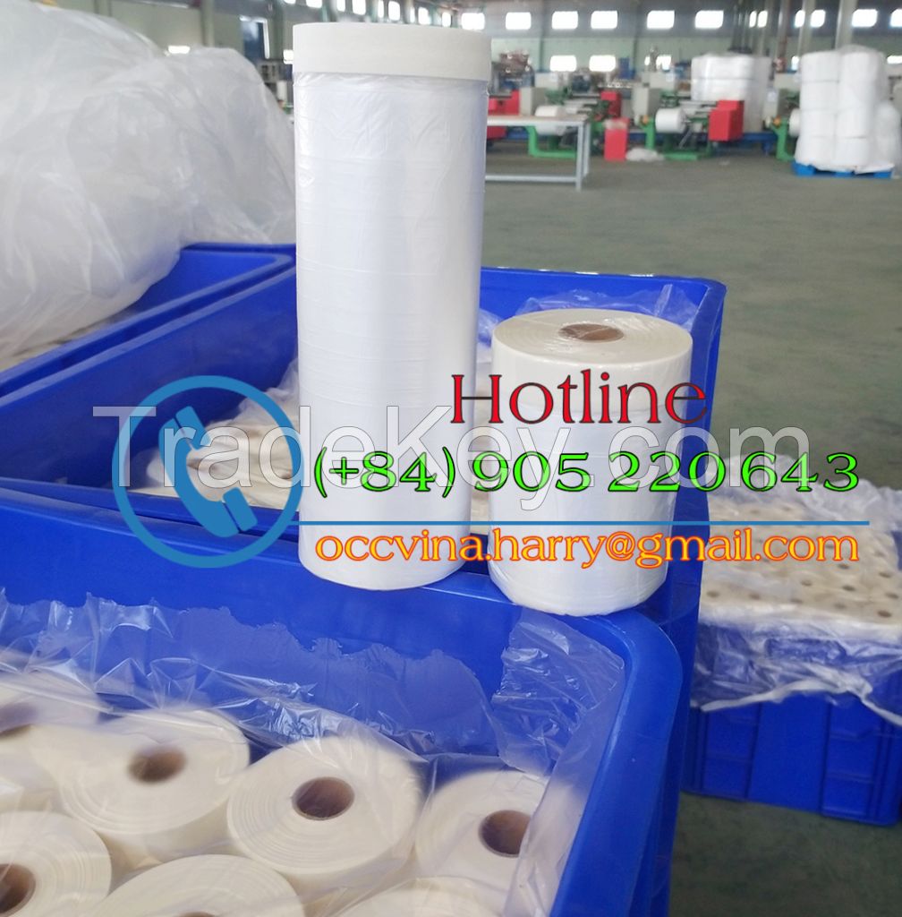 Pretaped paper masking film