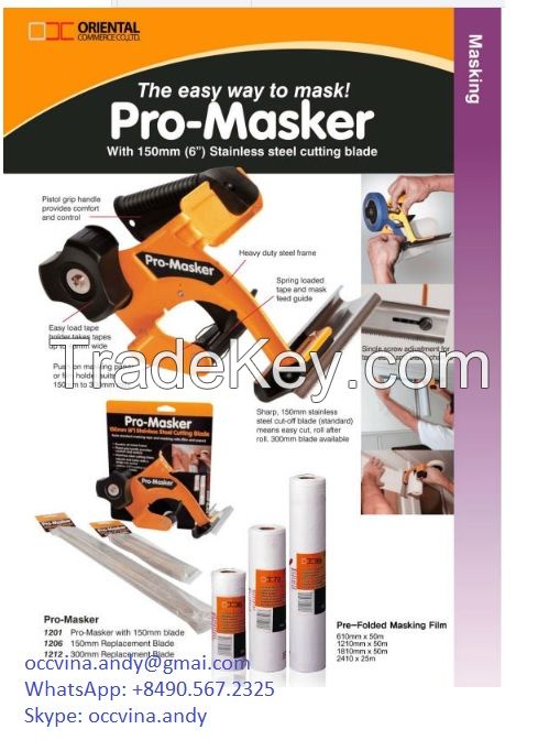 Pre-folded Masking Film/Plastic Film/ Hand Masker