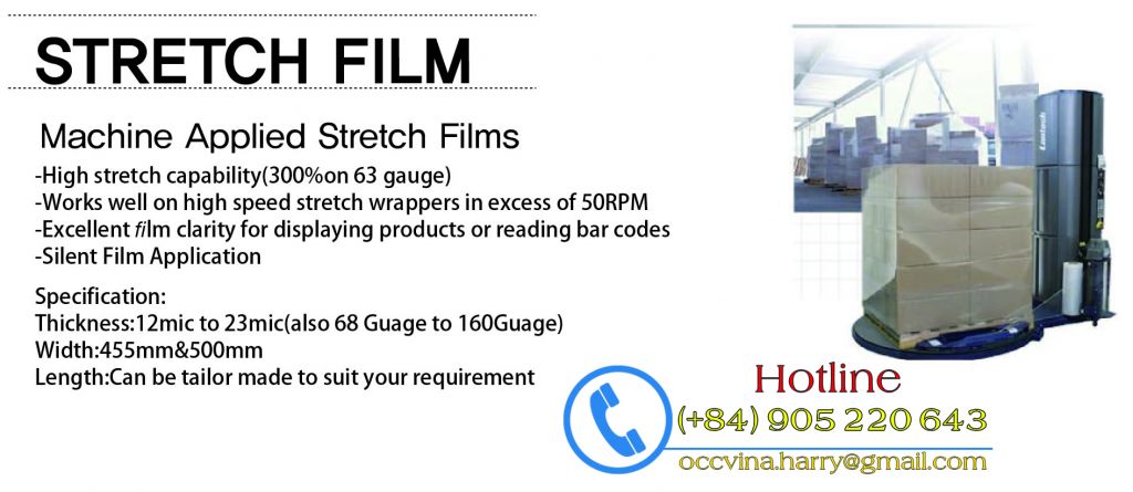 Machine Stretch Film for packaging