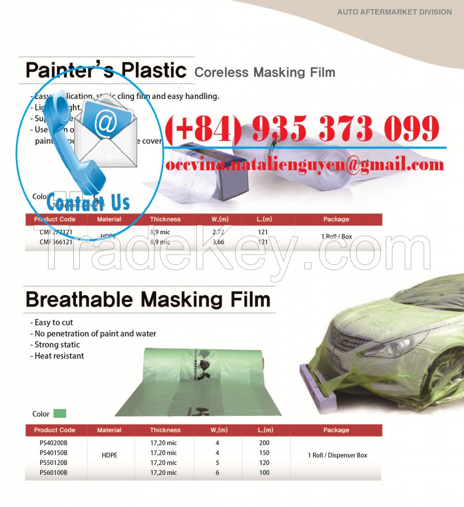 Overspray Masking Film