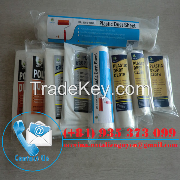 Plastic Cover/Plastic Drop Cloth/Plastic Drop Sheet