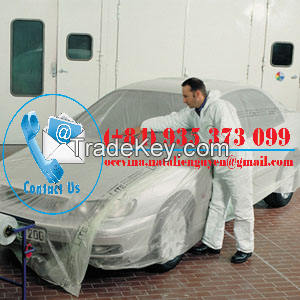 Corona Treated Car Paint Plastic Overspray Masking Film