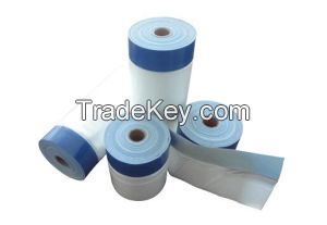 Outdoor Masking Film with Cloth Tape