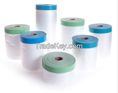 Outdoor Masking Film with Cloth Tape