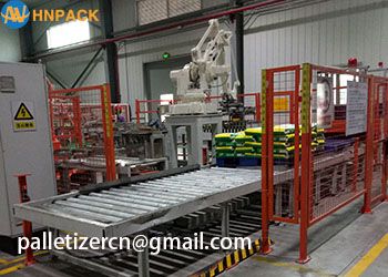 hot sales 25KG cartons and bags load robotic palletizer system