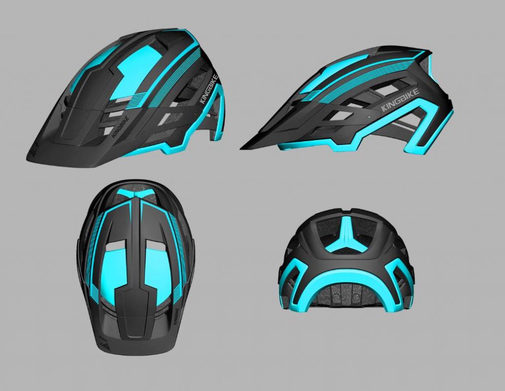 AD-17 Kingbike lightweight mountain bike helmet for youth