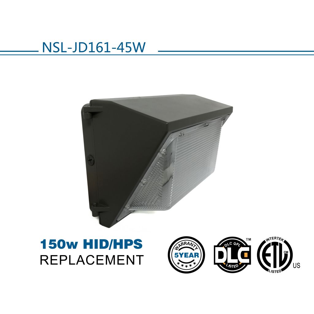 high quality manufacturer 90W 135W  wallpack aluminum 110-277V IP65 led wallpack