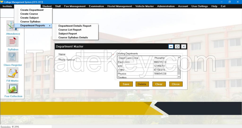 College Management System