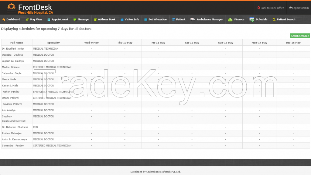 Asp.Net MVC3 Hospital Management System Asp.Net MVC3 Hospital Management System