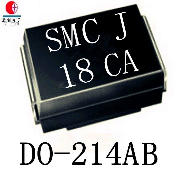 New and Original TVS Chip Diode SMBJ18A/CA DO-214AB Case 18V Free Samples