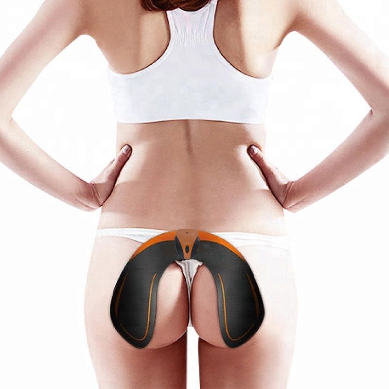 U-shaped wireless remote-operated hip muscle massager