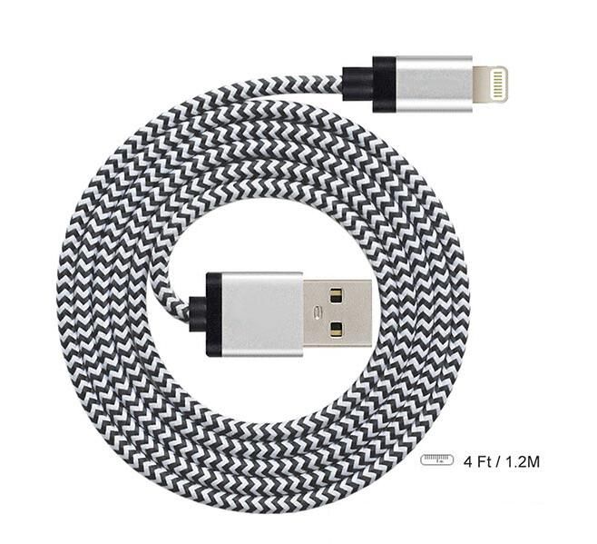 Braided Usb Cable  Mfi Certified For Apple