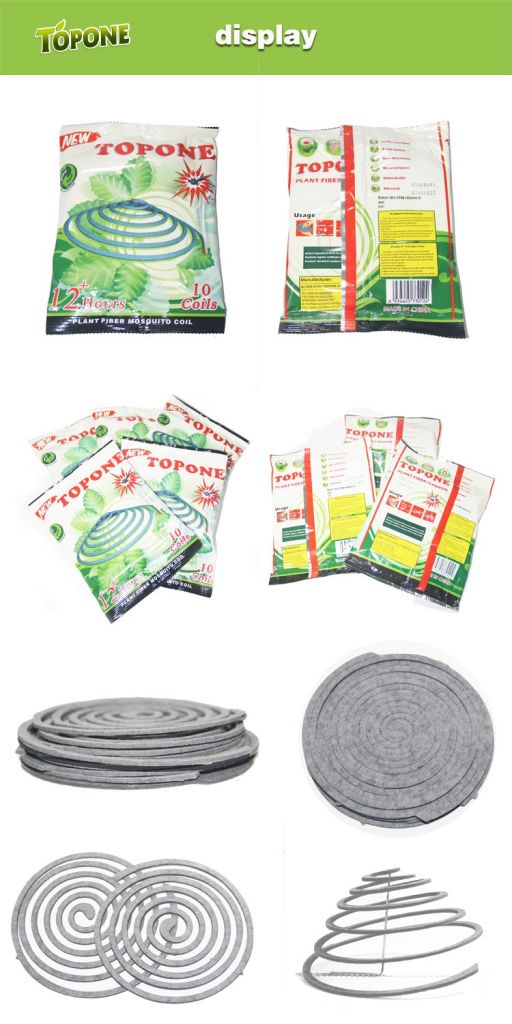 2018 Hot Sale Plant Fiber Natural Mosquito Repellent Coils