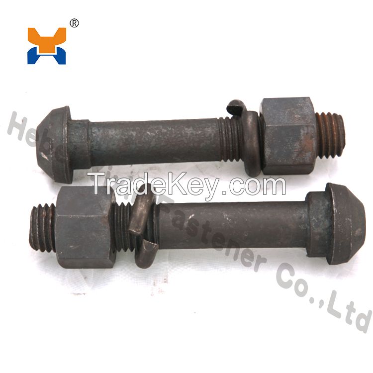 Manufacure supply high quality railroad bolt or railway spike